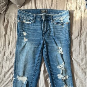 Abercrombie & Fitch Harper Super Skinny Ripped Sz 0